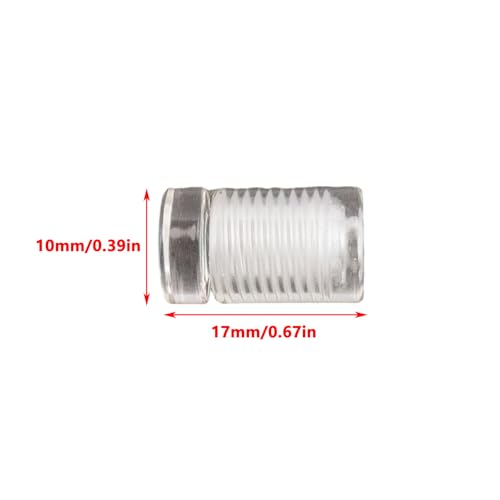 Antrader Acrylic Standoff Screws,Advertising Standoff Mount,10 x 13m,12Pcs - color: Clear, size: 3/8" x 1/2" (10 x 13mm)-12Pcs