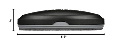 Quartet Eraser, Premium, 3-in-1, Whiteboard/Chalkboard, Magnetic, 6-1/2"x1-3/8, Black (BFEB3) (Pack of 12) - color: Black, size: 12 Pack