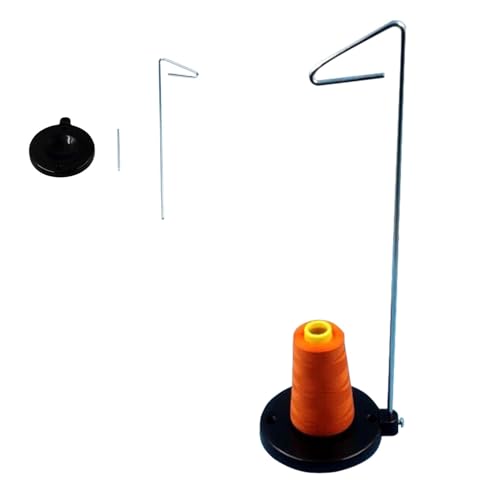 Embroider Adjustable Single Thread Spool Holder, Universal Single Cone and Spool Adjustable Thread Stand for Sewing and Embroidery Machines, Single Thread Stand for Smoother Feed