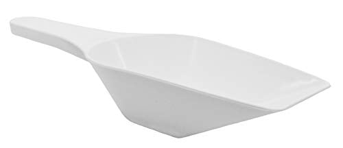 EISCO 6PK Scoops, 250ml (8.5oz) - Polypropylene Plastic - Flat Bottom - Excellent for Measuring & Weighing - Autoclavable