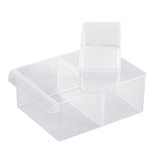 INTERTOOL Small Parts Organizer for Hardware & Screws | 18 Removable Bins with Dividers | Wall Mount or Desktop Craft & Lego Storage Cabinet | 19” x 15” x 7” BX08-4019 - style: 18 Drawers