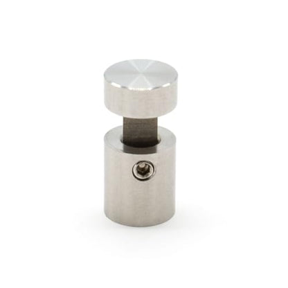 OUTWATER Sign Standoff 1/2" Diameter x 1/2" Barrel Length Brushed Stainless Finish Eco Easy Edge It No Drill Standoff Pack of 4 - size: 4 Piece Pack
