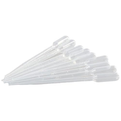 100Pcs Transfer Graduated Pipettes, Clear 2ml Liquid Dropper, Eye Dropper Set, Plastic Dropping Pipettes for Essential Oils, Science and Lab