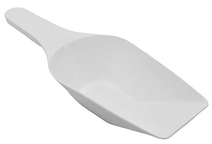 EISCO 6PK Scoops, 250ml (8.5oz) - Polypropylene Plastic - Flat Bottom - Excellent for Measuring & Weighing - Autoclavable