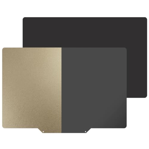 3D Printer 232x154mm Creator Pro 2 PEI Sheet【Double Sided Textured/Smooth】Spring Steel Flexible Build Plate with Magnetic Base for Creator Pro 2,Dreamer,Inventor,QID1 X-pro. - size: 232x154mm