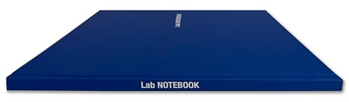 BookFactory Lab Notebook, Blue, Laminate Hardbound, 100 Pages - color: Blue