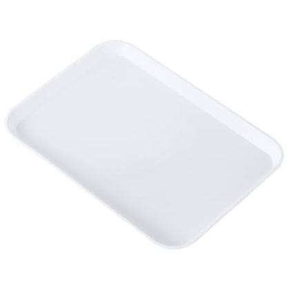 JMU White Dental Procedure Trays Flat Trays Size B 13.25" X 9.75" - color: White