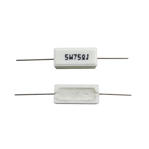 30 Values 5W Ceramic Cement Resistor Kit 0.01 Ohm - 100 Ohm - size: 0.01Ω-100Ω 60 PCS