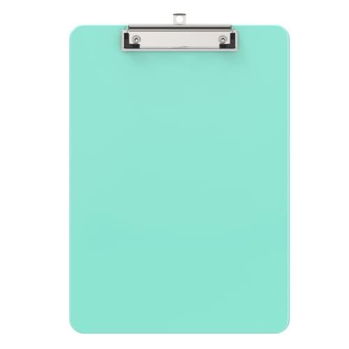 Plastic Clipboards, Teal 8.5x11 Clip Board - color: Teal