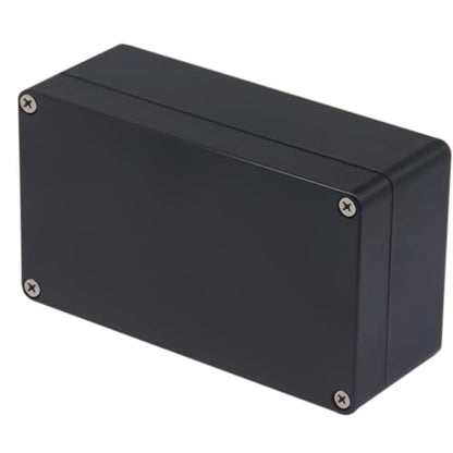 Project Box IP65 Waterproof Junction Box ABS Plastic Black Electrical Boxes DIY Electronic Project Case Power Enclosure 6.22x3.54x2.36 inch (158 x 90 x60 mm) - color: Black, size: 6.22"x3.54"x2.36"
