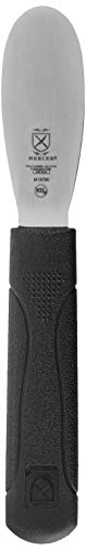 Mercer Culinary Millennia Plain Edge Spreader, 3.5 Inch Blade, Black Handle - color: Black, size: 1 Count (Pack of 1)