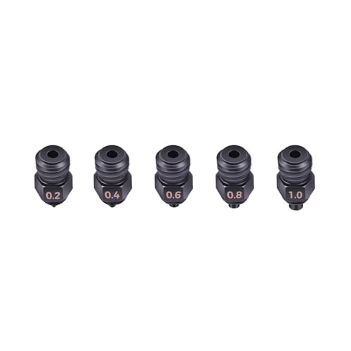 Sovol SV08 MAX 5Pcs Hardened Steel Nozzle Kit 0.2/0.4/0.6/0.8/1.0mm