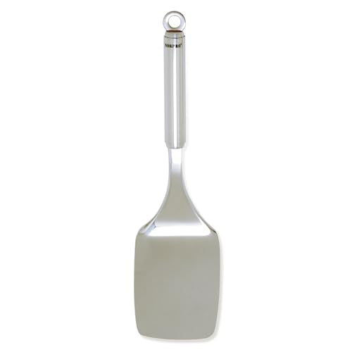 Norpro, Silver Krona Stainless Steel Solid Turner, 12-Inch