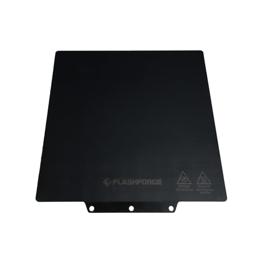 FLASHFORGE Adventurer 5M /Pro /AD5X Smooth PEI Platform, Tool-Free Model Removal, Automatic Separation After Cooling, Glue-Free Printing for PLA and TPU Filament - style: Smooth PEI Plate