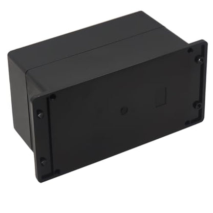 Project Box IP65 Waterproof Junction Box ABS Plastic Electrical Boxes DIY Electronic Project Case Power Enclosure with Fixed Ear 7.87x4.72x4.45 inch (200 x 120 x113 mm) - color: Black, size: 7.87"x4.72"x4.45"