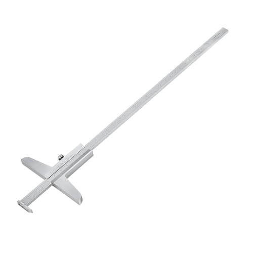 0-300mm Depth Gauge Vernier Caliper，Precision Measurement Tool，High-Strength CarbonSteel，DRINYOUNG（0-300/128in Depth Caliper with Hook） - size: 0-12" (Depth Caliper with Hook)