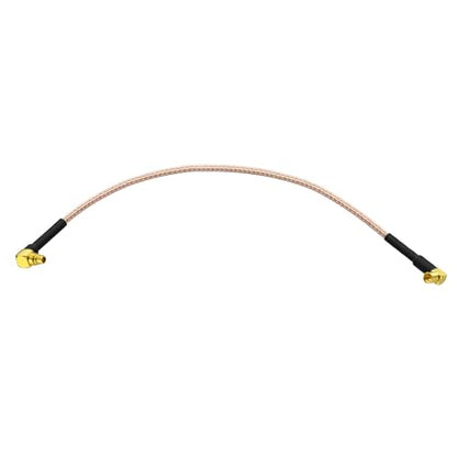 BINGFU MMCX Male to Female RG-178 Coaxial Jumper Cord RF Pigtail Cable for RF Applications Base Station SDR Radios Wireless Network Antenna