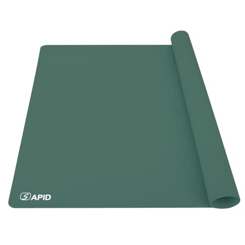 Sapid Large Silicone Sheet for Crafts Silicone Mat for Resin Art Painting - color: Dark Green, size: 27.9"L x 20"W