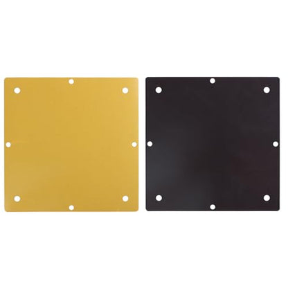 3D Printer Accessories Adventuer 5M Pro Platform Bottom Sticker 235×235mm: High Temperature Resistant Hardened Surface 8 Hole Heated Bed Cover with Back Adhesion for AD5M Build Plate