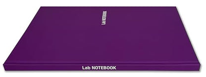 BookFactory Purple Lab Notebook, Laminate Hardbound, 100 Pages - color: Purple