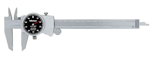 Mitutoyo 505-742-56J 0-6 Inch, .001 Inch Dial Caliper, .1 Inch/Revolution, Black Face