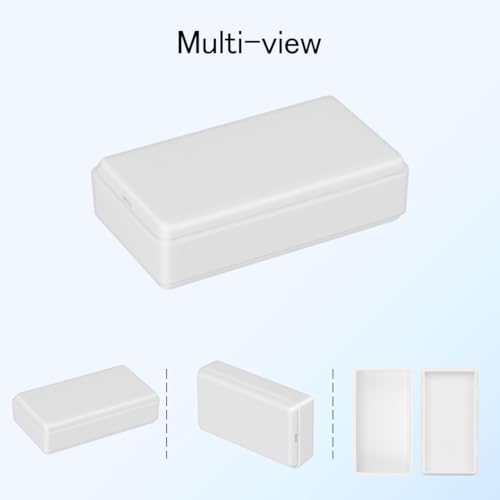 Project Box 8 Pieces Electrical Box Small Junction Box ABS Plastic Enclosure Power Electronic Case White 1.97" x 1.10" x 0.59"(50 x 28 x 15mm) - color: White, size: 1.97" x 1.10" x 0.59"