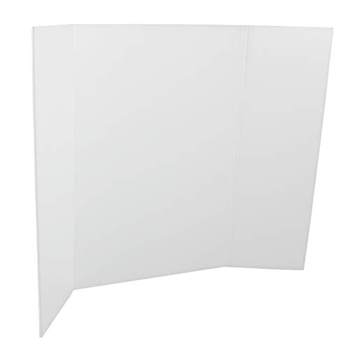 Light Weight Water Proof Corrugated Plastic Display Sign Board for Presentations, School, Office Professional Quality (White, 6 Pack) - color: White, size: 6 Pack