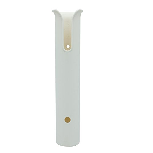 HiUmi Wall Mounted Fishing Rod Holders Tubes Links Fishing Rod Holder Rack Rests (1-Pole-White) - color: 1-pole-white