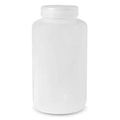 United Scientific® Unistore™ - Sample Container with Lid - Laboratory Grade Polypropylene Wide Mouth Reagent Bottle - 135oz Container with Lid (4000ml), Plastic Bottles with Lids, Pack of 1 - size: 135 oz (Pack of 1)