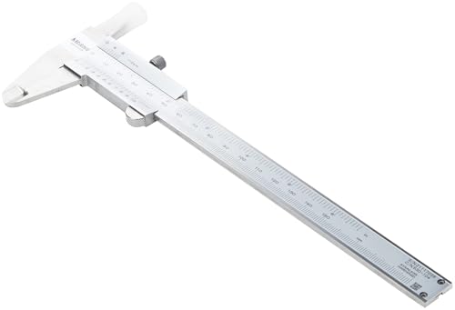 Mitutoyo 530-104 Vernier Caliper, 0.05mm-1/128" Graduation, 0-150mm/0-6" Range, +/- 0.05mm Accuracy