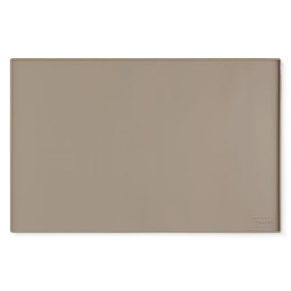 GASARÉ, Non Slip Cutting Board Mat, Grip Mat Pad, Under Kitchen Cutting Board, Raised Edges, Extra Large, Easy to Clean, 19 x 13 Inches, Taupe - color: Taupe