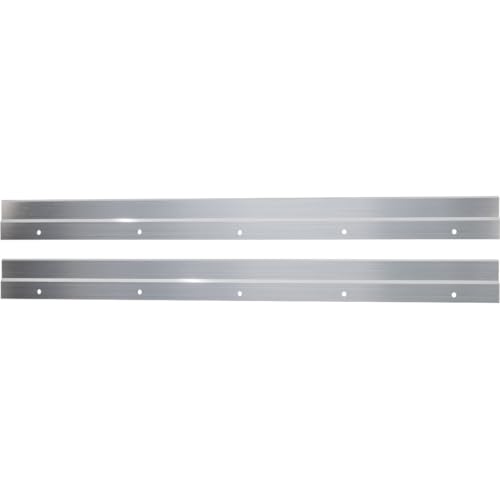 SteelTek French Cleat 14 1/2"W with 5 Screw Holes (Sold as 2-Piece Set), Aluminum - size: 14 1/2"W