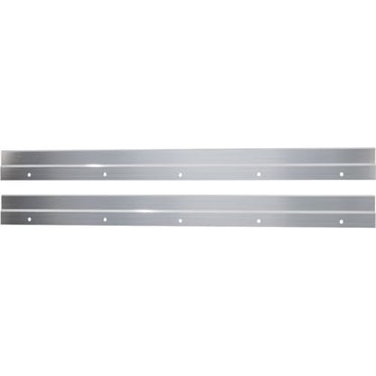 SteelTek French Cleat 14 1/2"W with 5 Screw Holes (Sold as 2-Piece Set), Aluminum - size: 14 1/2"W