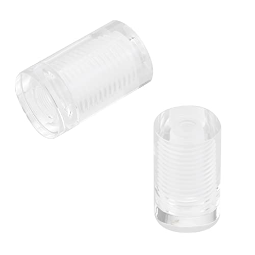 Antrader 8Pcs Clear Standoffs, 3/4" x 1" Acrylic Standoff Screws - color: Clear, size: 3/4" x 1" (19 x 25mm)-8Pcs