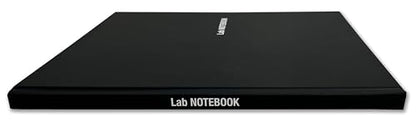 BookFactory Black Lab Notebook, Laminate Hardbound, 100 Pages - color: Black