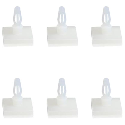 20 PCS PCB Spacer White Sticky Circuit Board Standoffs for PCB PC Board Support (Support Height: 6.3 mm / 0.25")