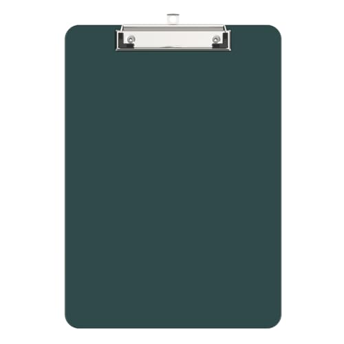 Plastic Clipboards, Green 8.5x11 Clip Board - color: Green