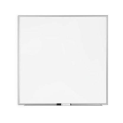 U Brands Magnetic Dry Erase Board White Board, 36" x 36", Silver Aluminum Frame, Includes Marker - size: 35"W x 35"H