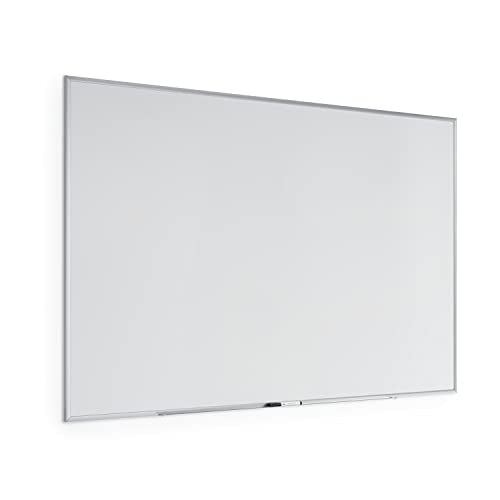 U Brands Dry Erase White Board, 48" x 72", Magnetic, Aluminum Frame - size: 72"W x 48"H