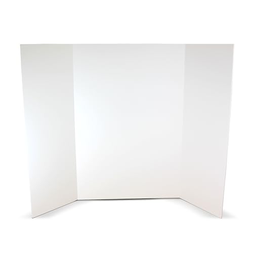 Flipside Products 36” x 48” Foam Project Boards for Presentations, Science Fair, School Projects, Event Displays and Trifold Picture Board - White 3/16" Thick - 10 Pack - color: White, style: 10 Pack