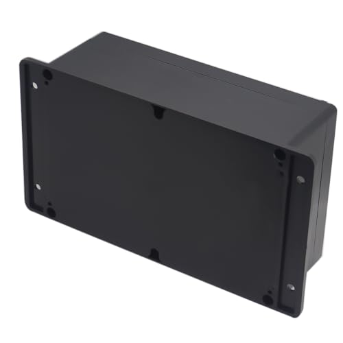 Project Box ABS Black Electrical Boxes IP65 Outdoor Waterproof Box Electronic Junction Box Fixed Ear Power Enclosure with Cable Glands for DIY Project 9.06 x 5.91 x 3.35 inch (230x150x87mm) - size: 9.06"x5.91"x3.35"