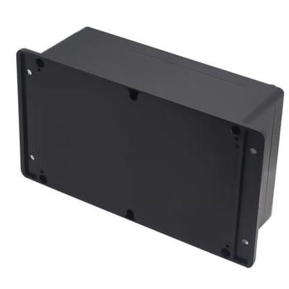 Project Box ABS Black Electrical Boxes IP65 Outdoor Waterproof Box Electronic Junction Box Fixed Ear Power Enclosure with Cable Glands for DIY Project 9.06 x 5.91 x 3.35 inch (230x150x87mm) - size: 9.06"x5.91"x3.35"