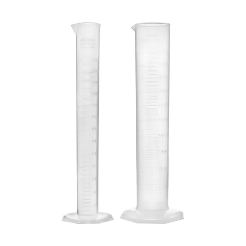 Graduated Cylinder Set, 250mL & 1000mL, Autoclavable Polypropylene, 2 Pc
