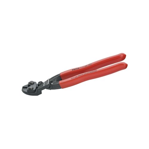 Knipex 71 21 200 Compact Bolt Cutters "CoBolt" 7,87" 20° angled - color: Multi-component Grips, Blue/Red, size: 200 mm, style: 20° angled head