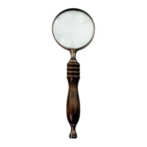 10X Antique Handheld Magnifying Glass Portable Reading Magnifying Glass