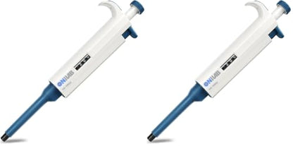 ONiLAB Single Channel Adjustable Pipettor, Micropipette 100-1000μL (Pack of 2) - size: 100-1000ul (Pack of 2)