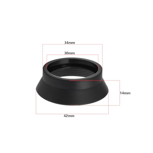 Create idea 1 Pair Rubber Eye Cups Eye Guards Eyepiece Cover Compatible with 29-31mm Binocluar Microscope Telescope Eyepiece Inner Eyepiece Proteceor Eyepiece Eyecups