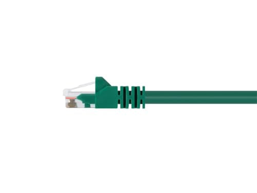Monoprice 7FT 24AWG Cat5e 350MHz UTP Ethernet Bare Copper Network Cable - Green - color: Green, size: 7 Feet