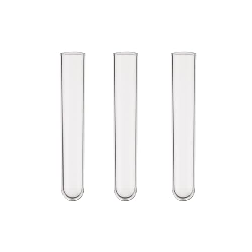 Kashi Scientific 13x75mm Plastic Test Tube Polystyrene Vial, Round Bottom [400 Pieces], 5ml Tube Capacity - size: 13x75mm, 400pcs
