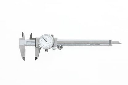 PEC Dial Caliper 0-6 Inch, Stainless Steel Precision Measuring Tool - size: 0-6“